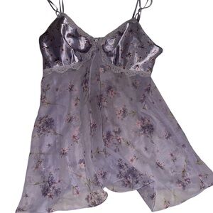 Secret Treasures Lavender Floral Chemise